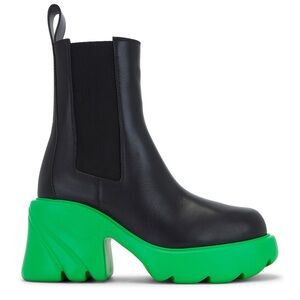 Bottega Veneta Black & Green Women's Boots